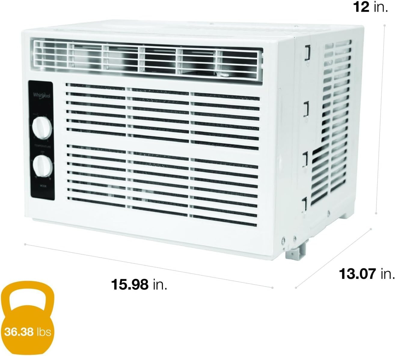 Whirlpool 5,000 BTU 115V Window Air Conditioner & Dehumidifier with Mechanical C