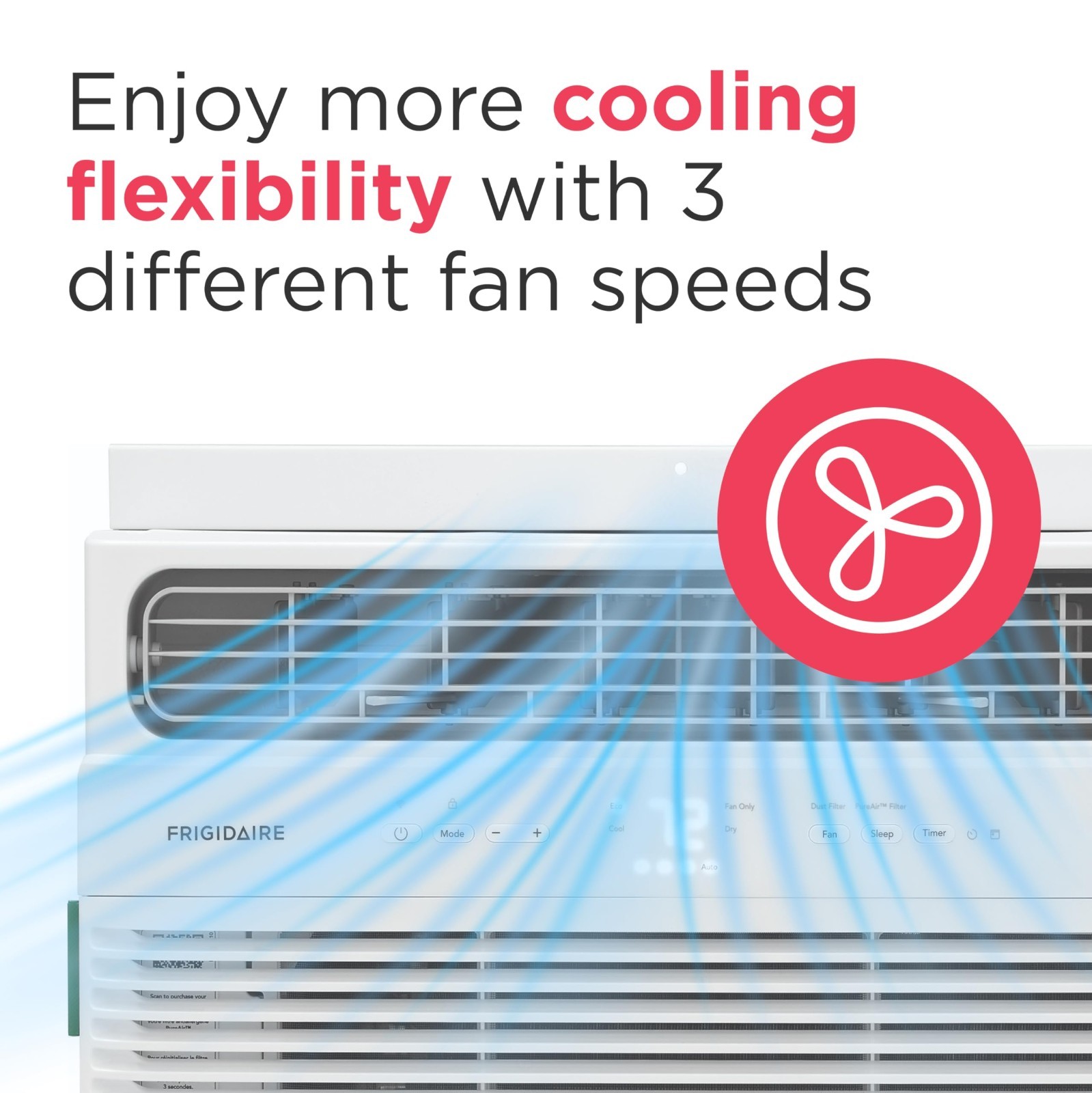 Frigidaire FHWW084TE1 8000 BTU Smart Window Air Conditioner Wi-Fi Remote