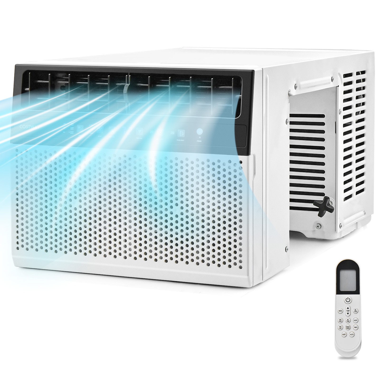 10000 BTU Window Air Conditioner w/ Remote, LED Control Panel, up to 250 Sq.Ft.