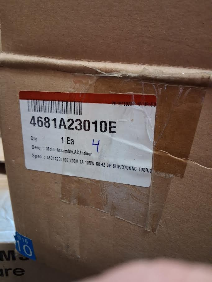 LG Room Air Conditioner Fan Motor – 4681A23010E