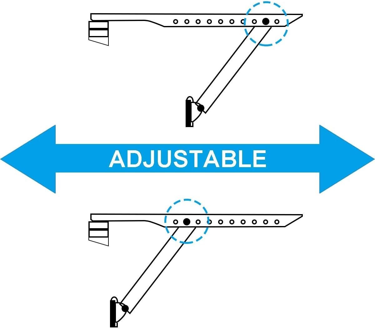 Wall-Mount AC Bracket for 7,000-22,000 BTU Cooling Units – Easy Installation