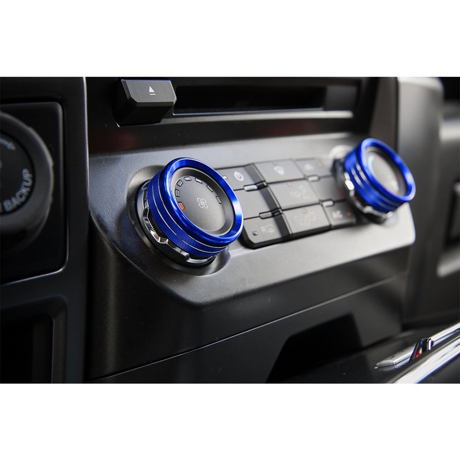 Keptrim for F150 Air Conditioner Switch AC VOL Knob Ring Button Trim for Ford…