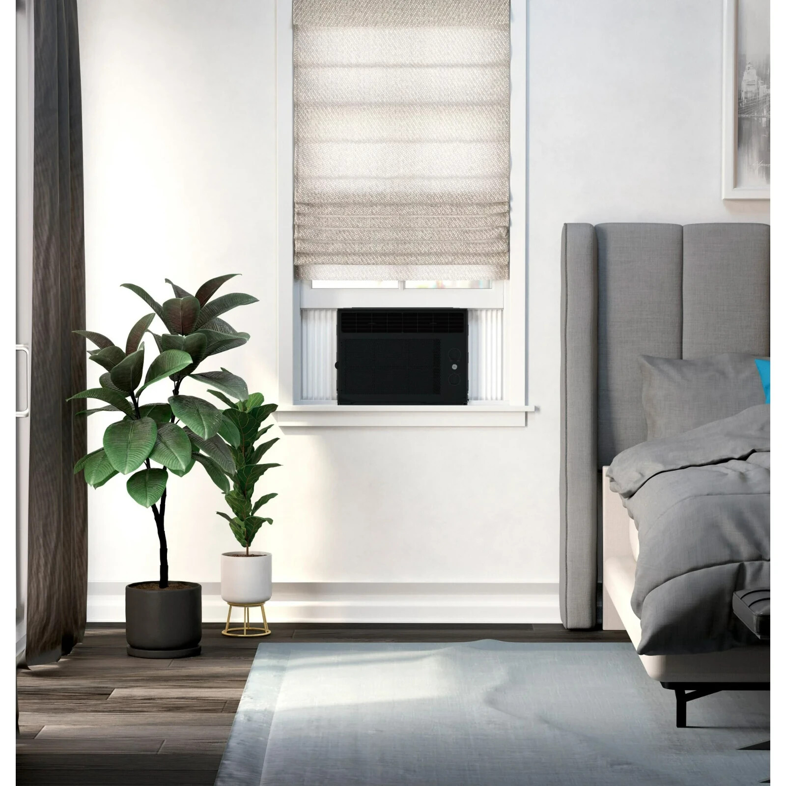 GE 5,000 BTU Mechanical Window Air Conditioner for Small Rooms up to 150 sq ft.,