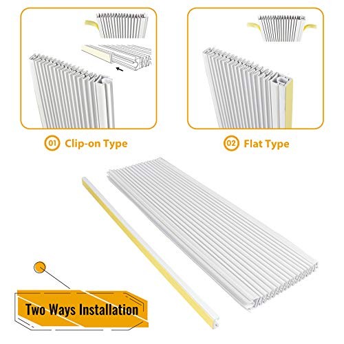 Air Conditioner Side Panel Kit for Window AC Units, Fits Up to 17″ H x 10″