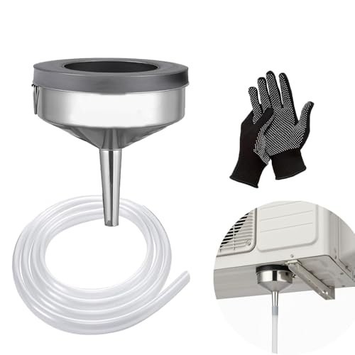 Universal 6Ft Magnetic Window AC Drain Kit – Portable Hose for Air Conditioners