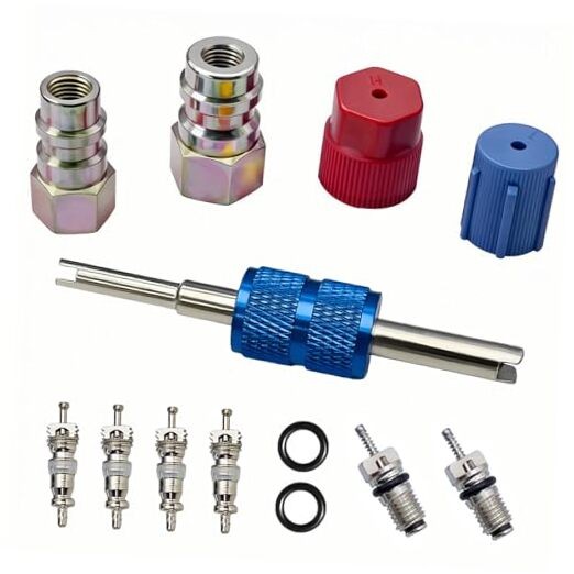 R12 to R134A AC Retrofit Fitting Adapter Kit, R12 R22 AC Conversion Adapter- A