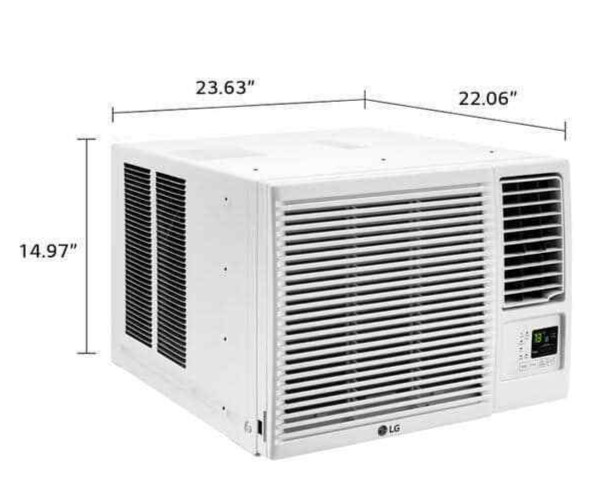 LG 12200 BTU Window Air Conditioner with 11200 BTU Heat