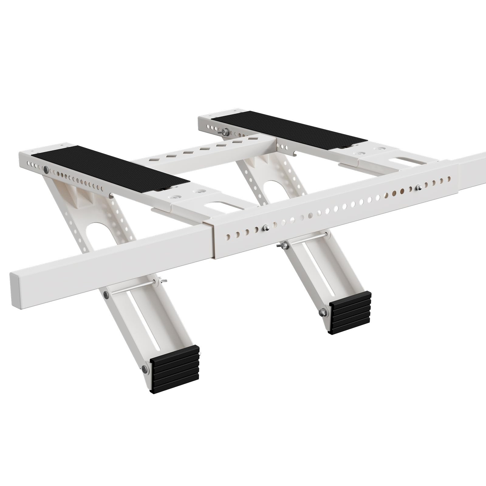 Heavy Duty No Drill Window AC Bracket, Adjustable Support for Single/Double Hung