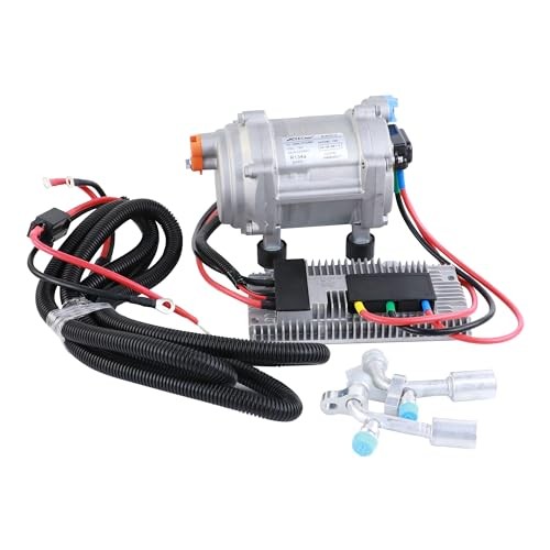 Universal 12V Automotive Electric Air Conditioner Compressor Kit, Replacement