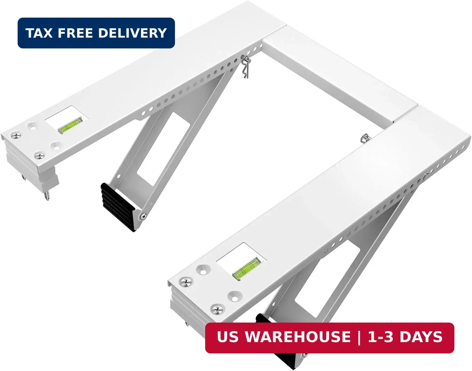 Air Conditioner Bracket Window AC Support Brackets – Heavy Duty with 2