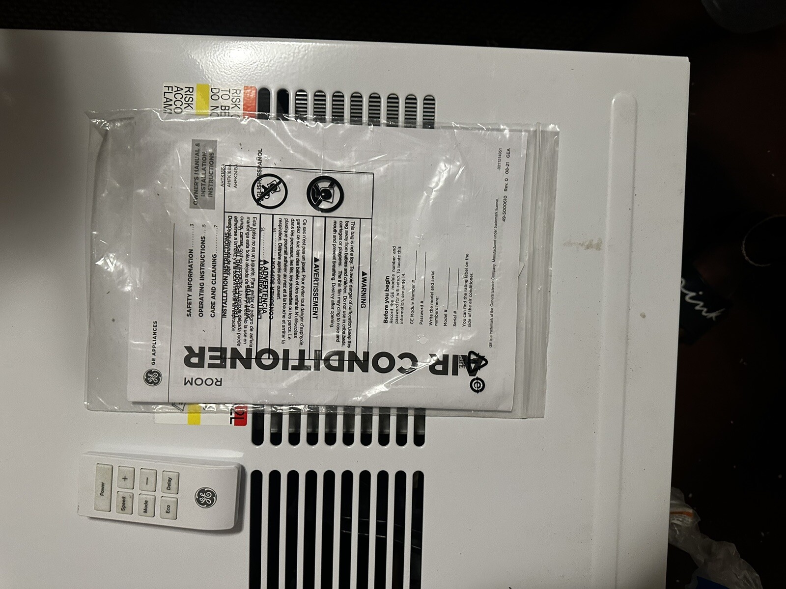 GE AC window Unit 23,700 BTU