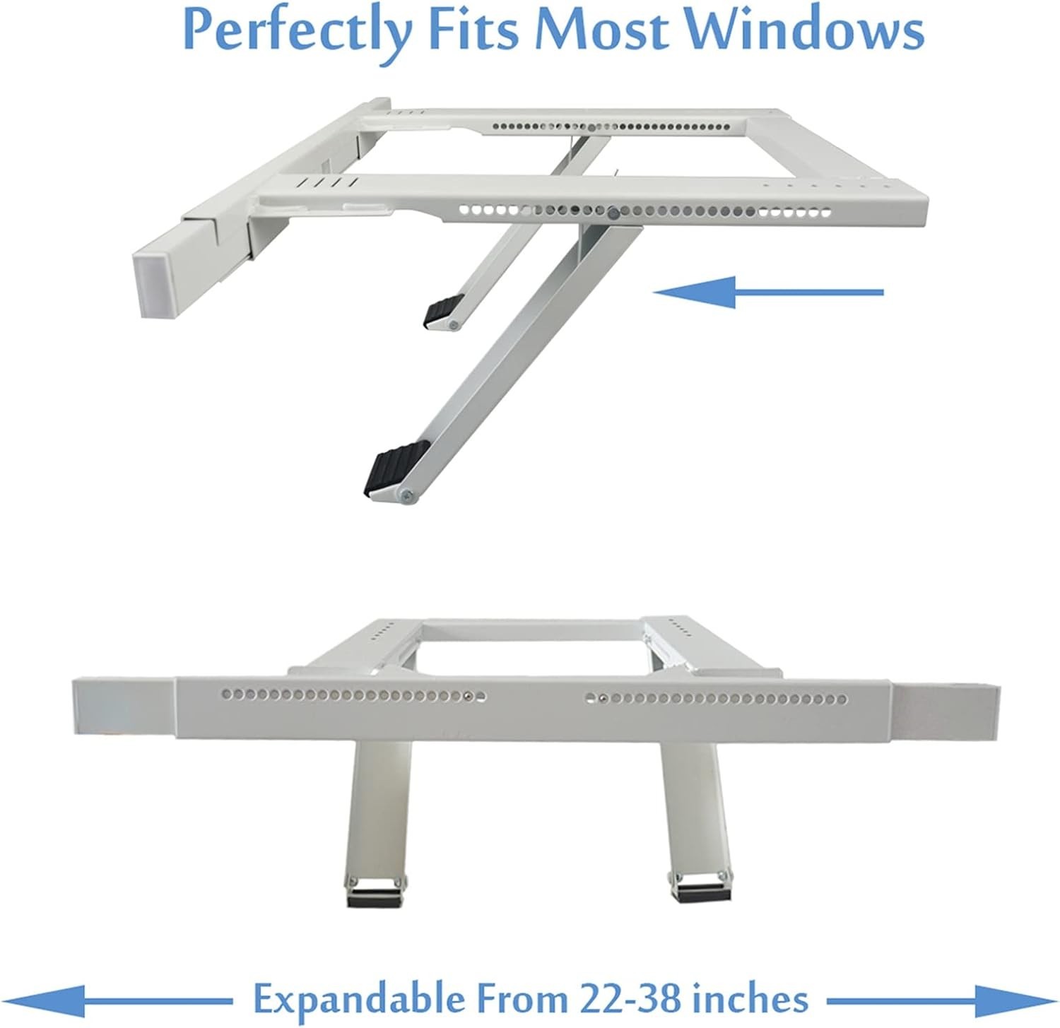 No Drill Window AC Support Bracket – Secure and Safe for Units Up to 200 lbs