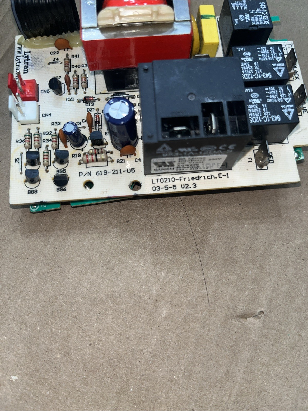 619-211-05 619-211-99 XWQ200 88800049 panel control board Friedrich Wallmaster
