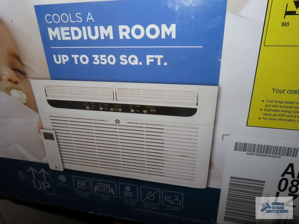 GE AHEK08ACW1 8000 Btu Smart Window Air Conditioner Open Box Brand New