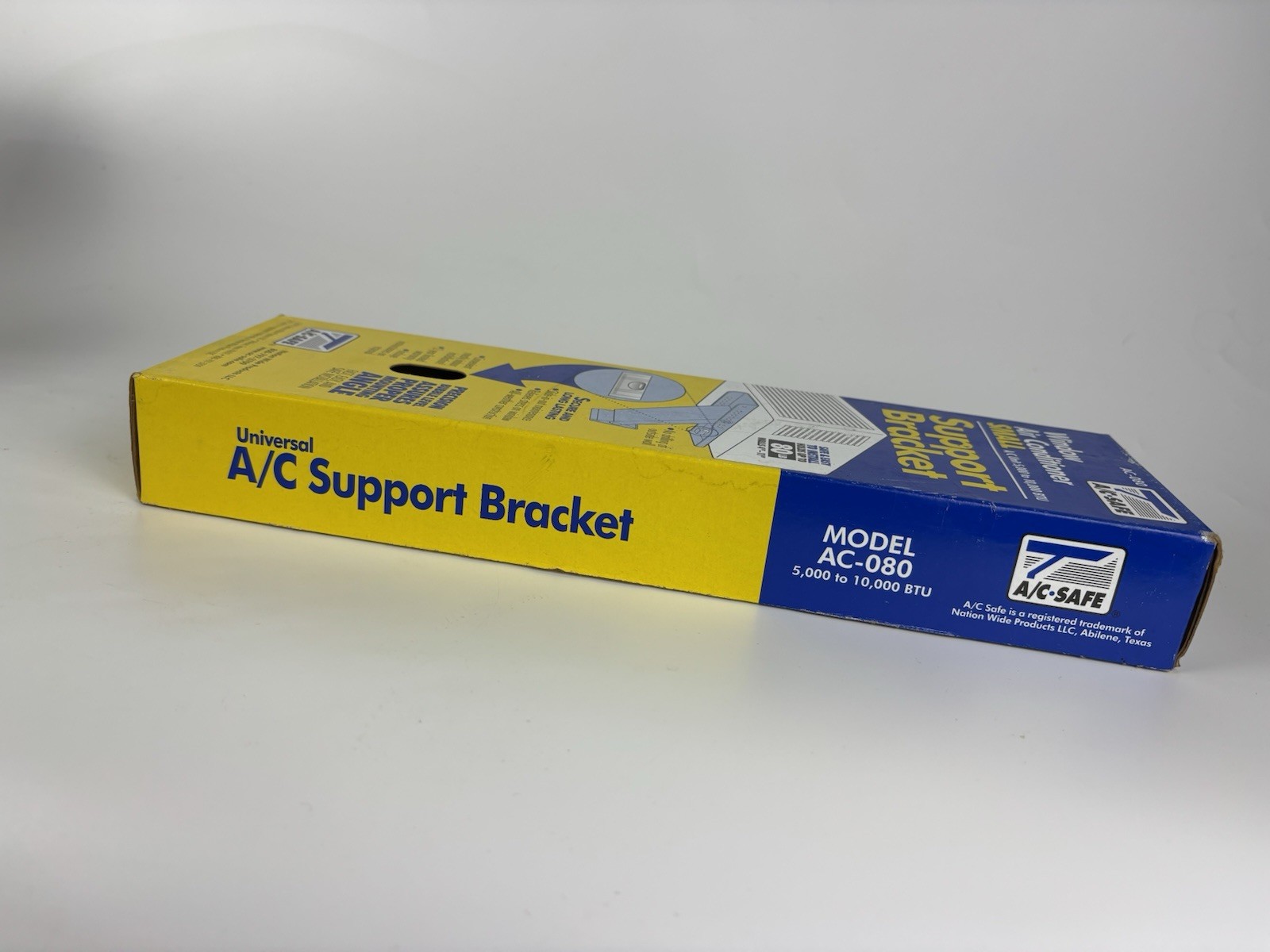 A/C-SAFE AC-080 Window Air Conditioner Support Bracket Up To 80 Lbs 5-10K BTU