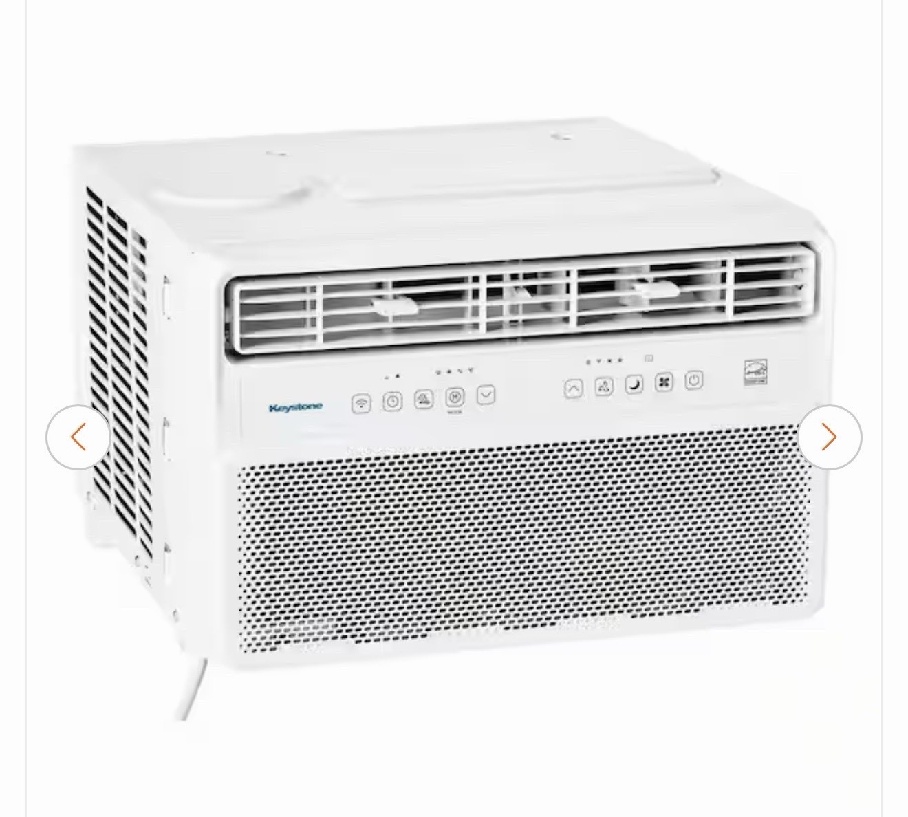 Keystone 24000 BTU Window Air Conditioner 230V White Remote, Timer, Dehumidifier