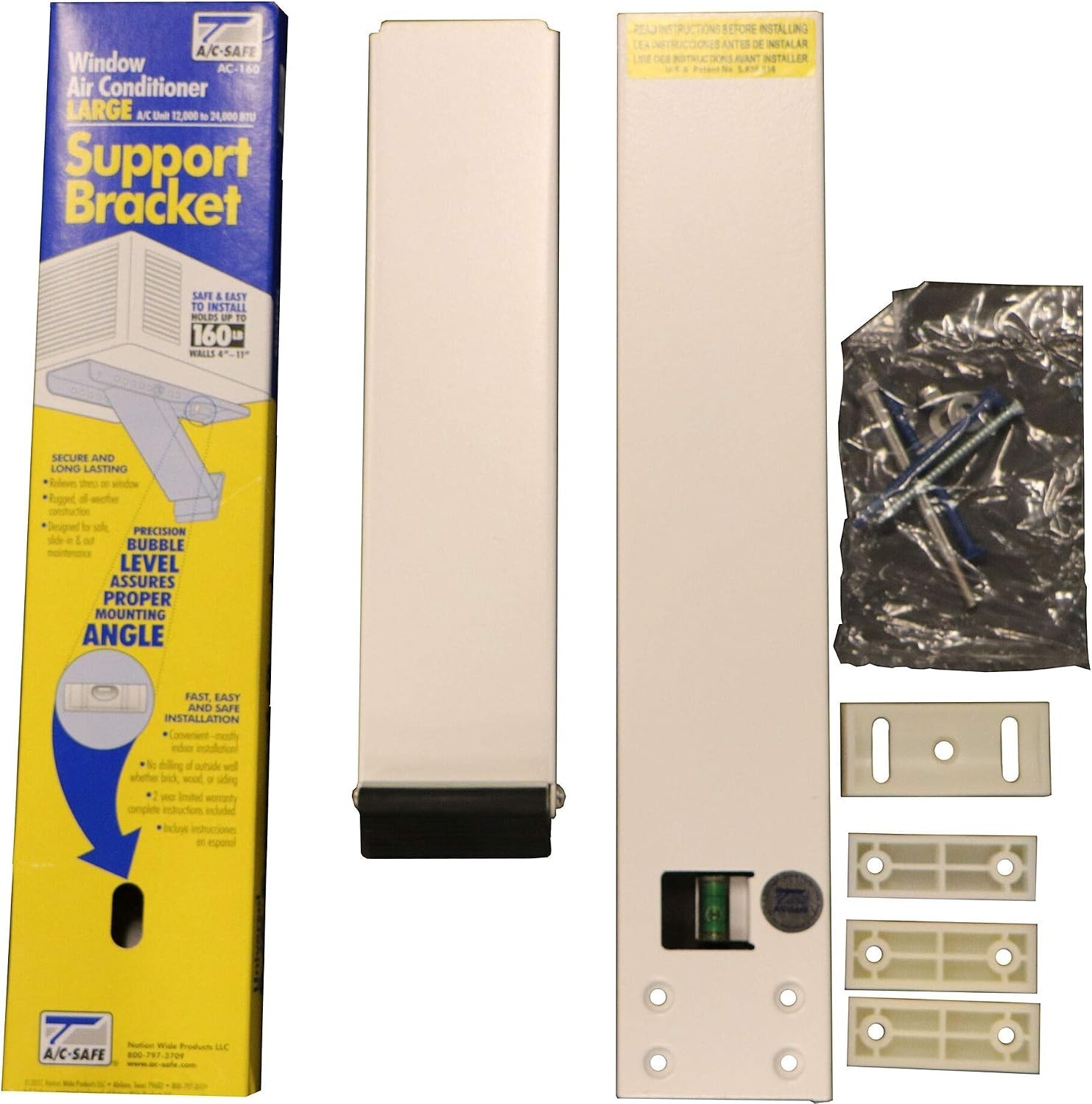 A/C Safe AC-160 Universal Heavy Duty Window Air Conditioner Support