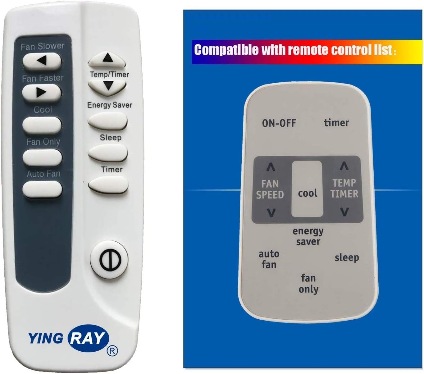 Replacement for Frigidaire Window Air Conditioner Remote Control Model Number
