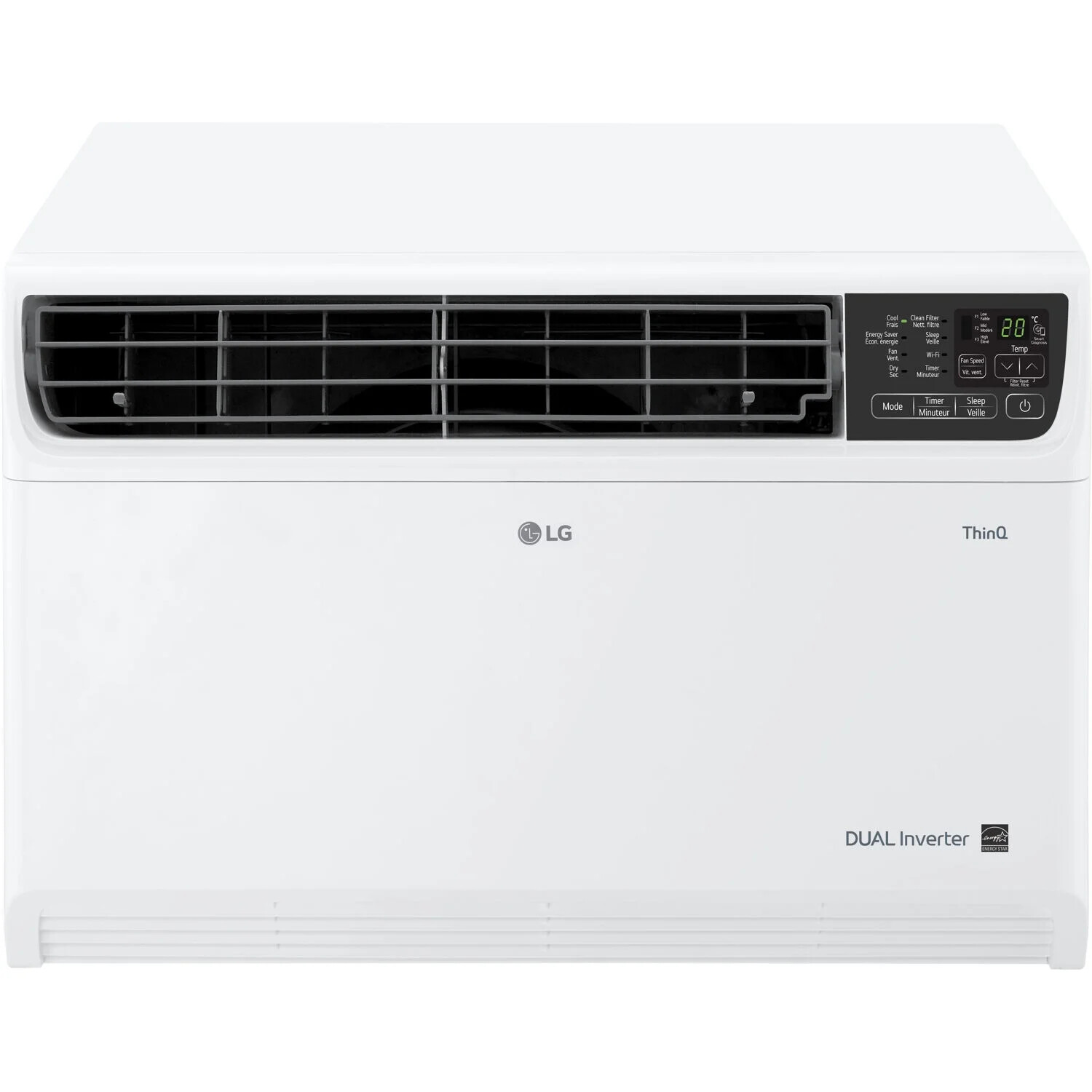 LG LW1522IVSM 14,000 BTU 700 Sq. ft 115-Volt New Window Air Conditioner with