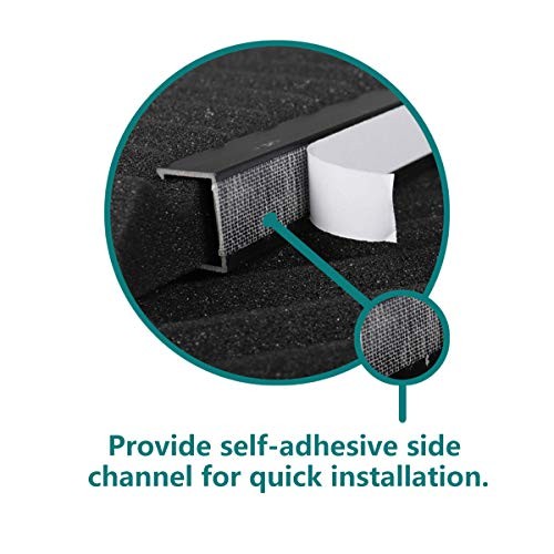 Window Air Conditioner Foam Insulating Panels Kits, AC Units Insulation Black