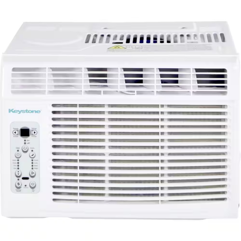 12,000/11,600 BTU 230V Window Air Conditioner with 11,000 BTU Supplemental Heat