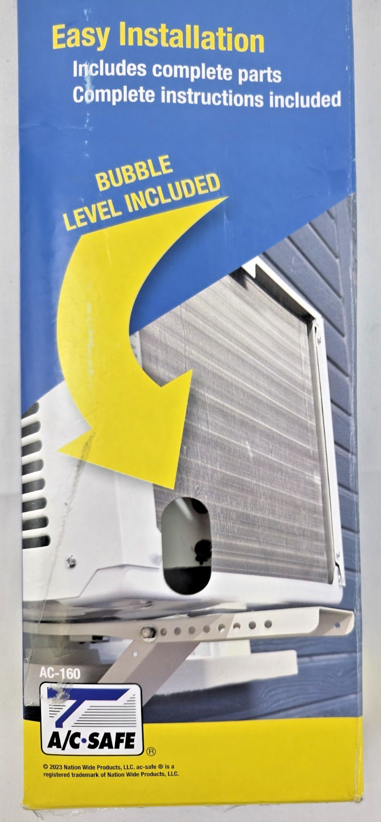 AC-Safe AC-160 Universal Window AC Support Bracket 160lb Heavy Duty NEW