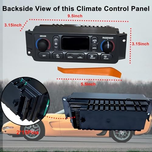 16256018 Upgrade A/C Heater Climate Control Module Compatible with Corvette