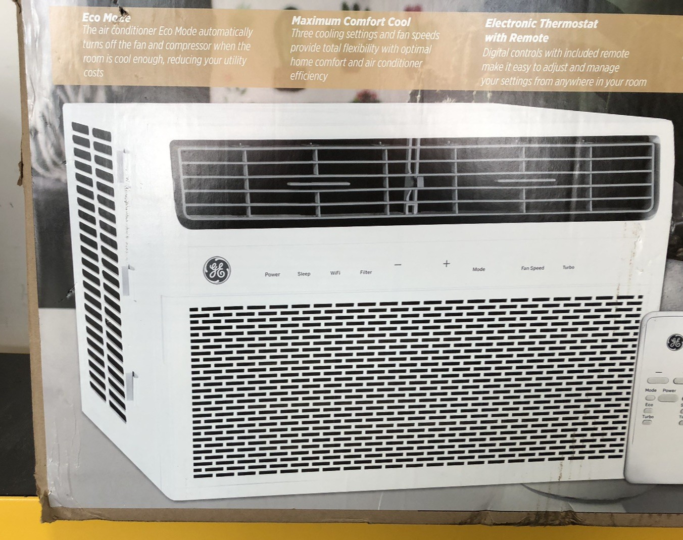 GE 14,000 BTU Smart Electronic Window Air Conditioner (awfs14wwl_e0b)