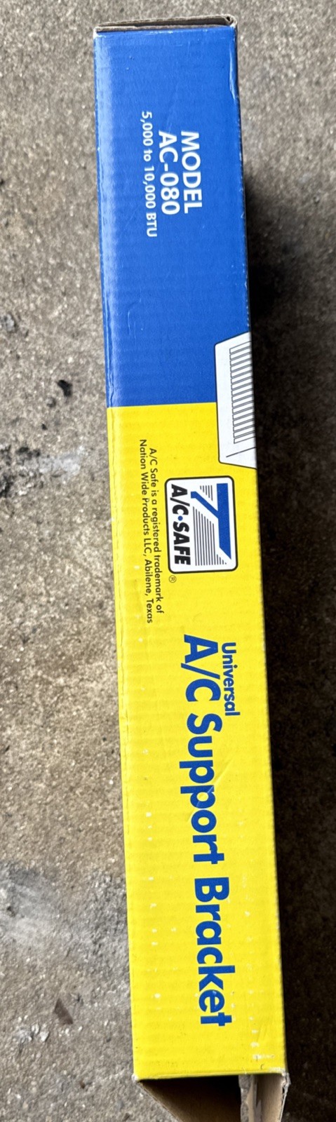 New AC Safe Universal Air Conditioner Support Bracket Shelf AC-080 up to 80lbs