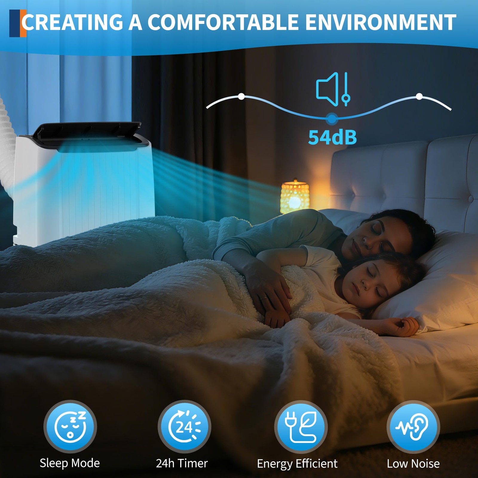 GARVEE 12000 BTU Portable Air Conditioner AC Unit with Fan & Dehumidifier Remote