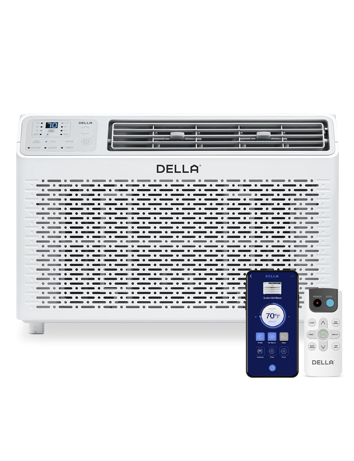 14000 BTU Energy Saving Window Air Conditioner, Cools Up to 700 Sq.Ft.