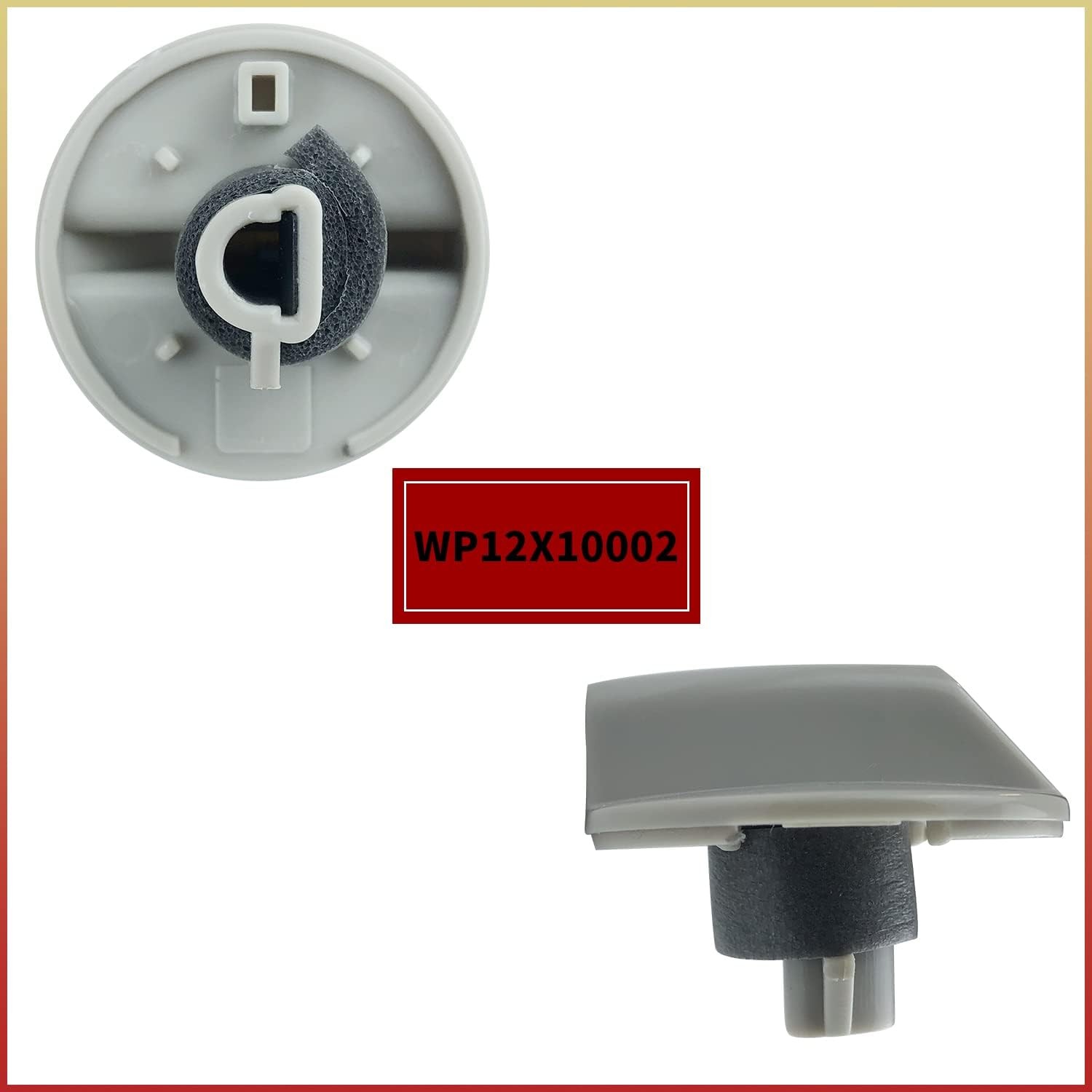 2 Pcs WP12X10002 Air Conditioner Control Knob Replacement Part Compatible