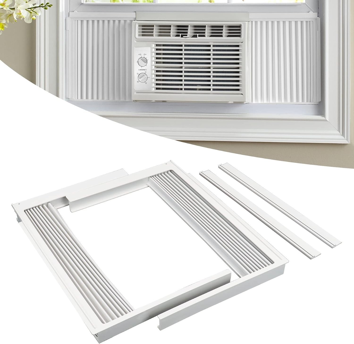 Universal Window AC Side Panel Kit – 22000 BTU Units
