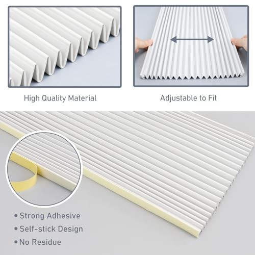 Window Air Conditioner Side Panel Kit, 21″ H × 19.25″ W 1 Count (Pack of 2)
