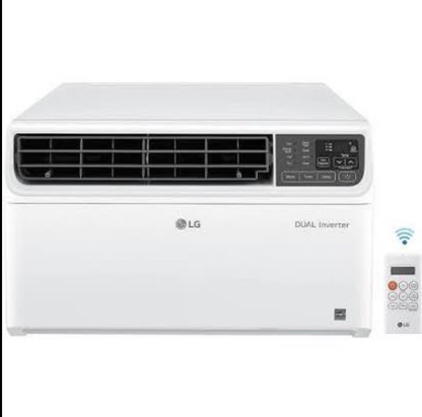 LG-12,000 BTU 550 sq ft Dual Inverter Smart Window Air Conditioner,