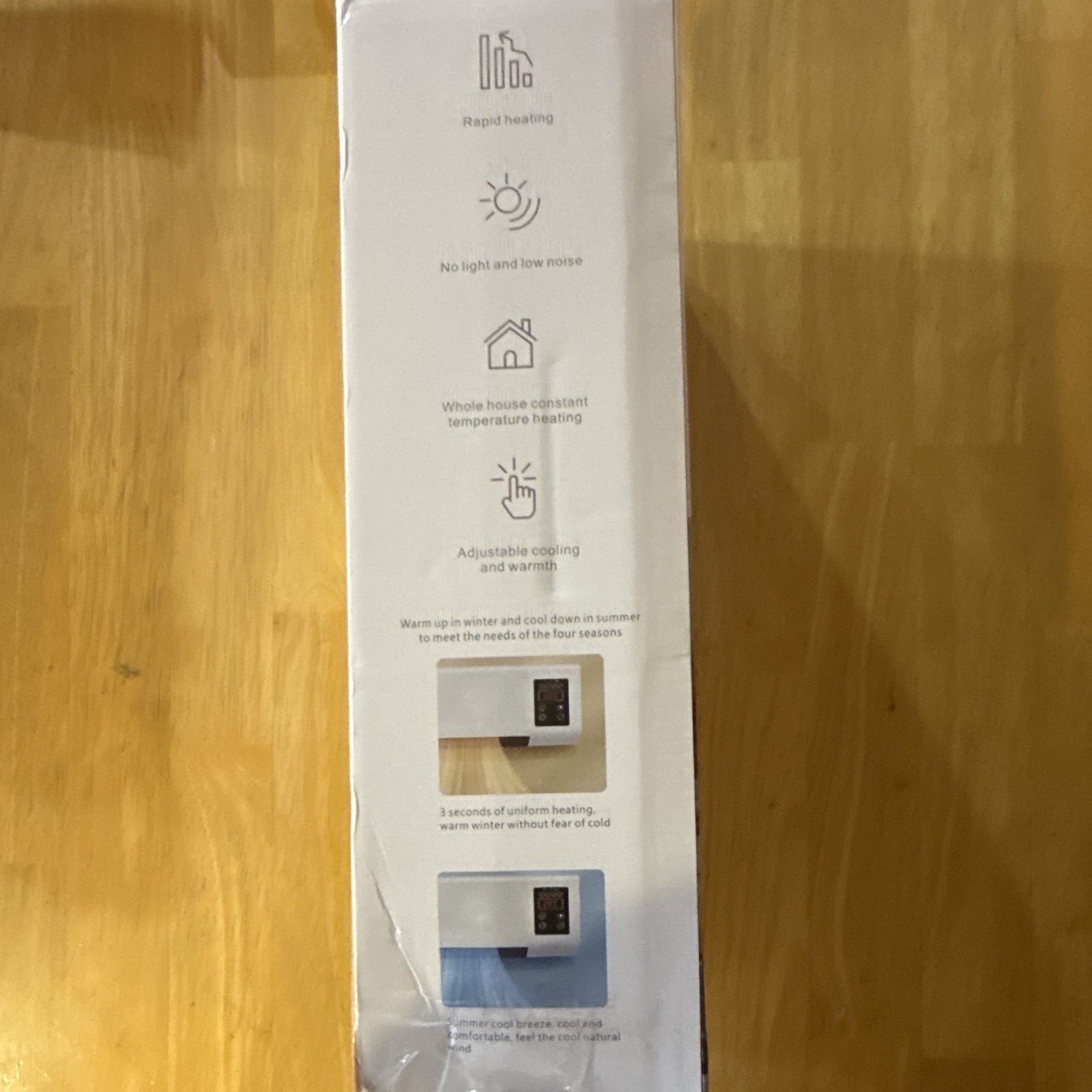 Wall Mounted Air Conditioner, 110V 12000-12999 BTU, White, Remote, Timer
