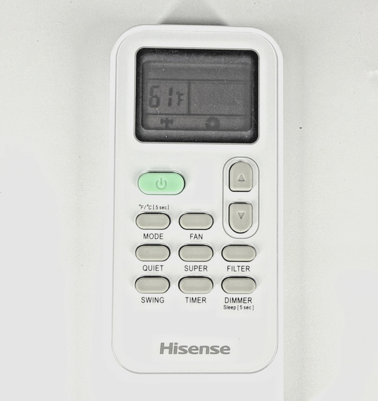 Genuine Hisense DG11J1-9C Air Conditioner Remote Control OEM Tested Powers On