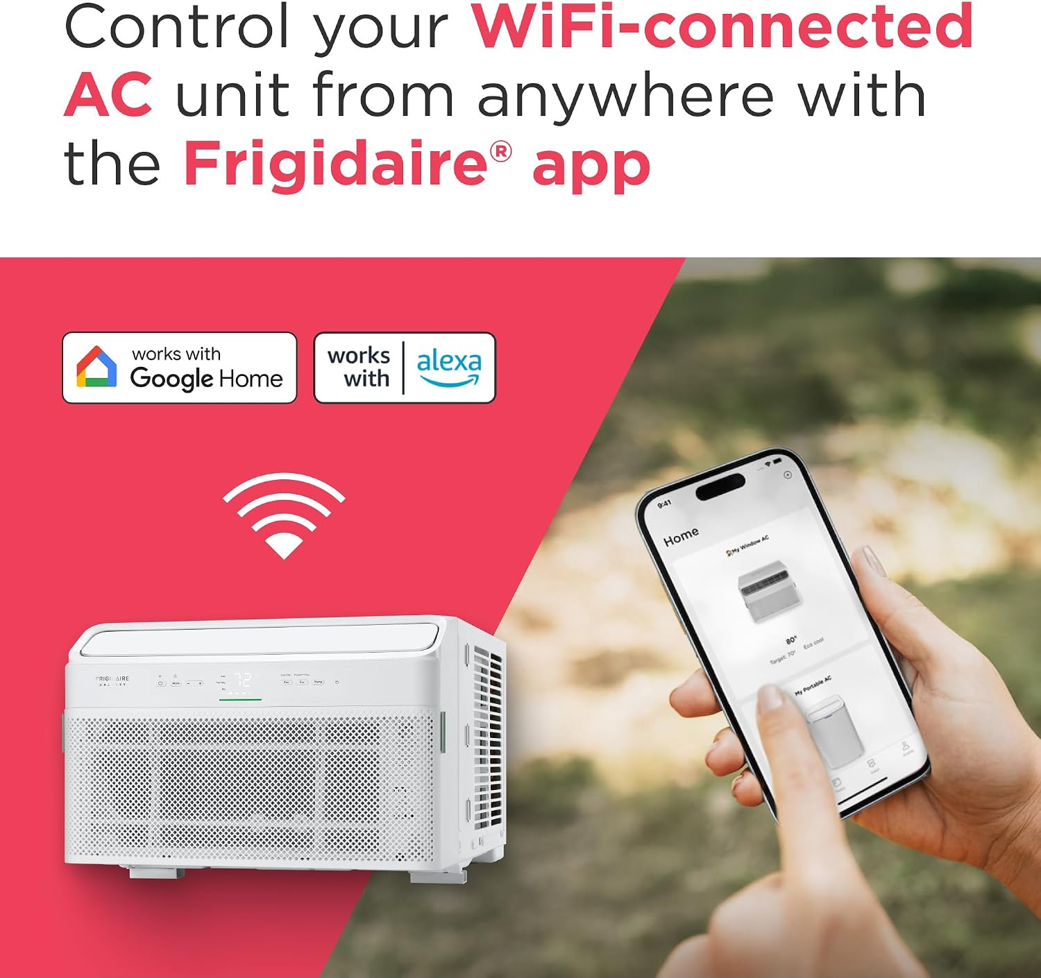 Frigidaire Gallery 12,000 BTU Smart Inverter Window Air Conditioner with Wi-Fi,