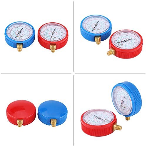 Air Conditioner Pressure Gauge,Pair of Air Conditioner R410A R134A R22