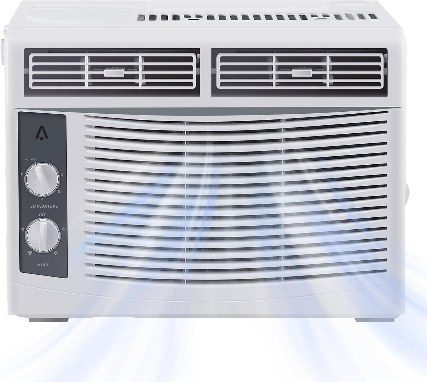 5000 BTU Window AC Ultra Quiet Fast Cooling 150 Sq.Ft Bedroom Dorm Office