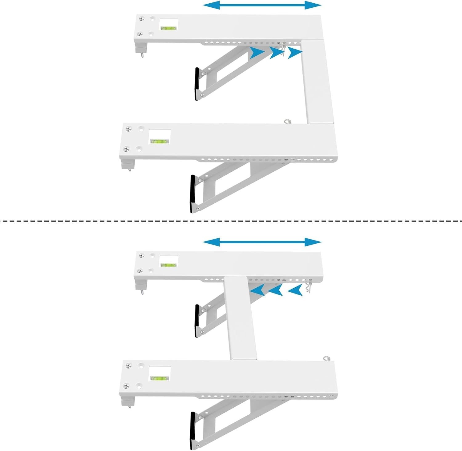 Reliable Wall-Mount AC Bracket – Fits Single & Double Hung Windows with Ease