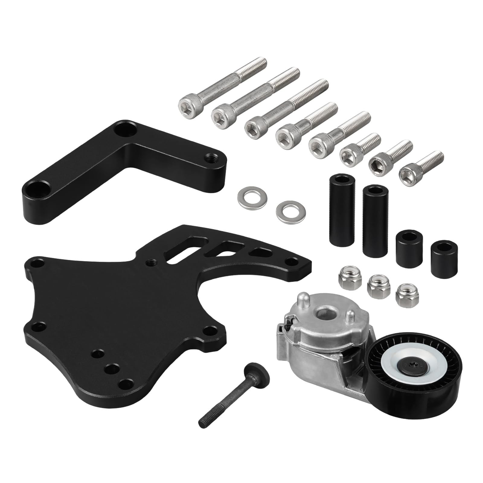 Bevinsee LS Truck Sanden 508 AC Compressor Bracket with Tensioner Kit | Compa…