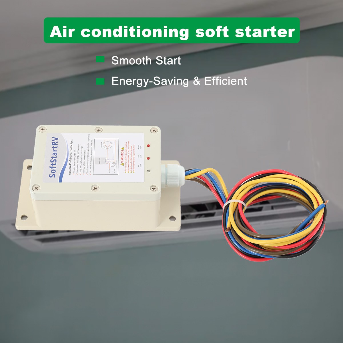 Soft Start Kit 240V 08A-20A AC Soft Start Kit for Home Air Conditioner