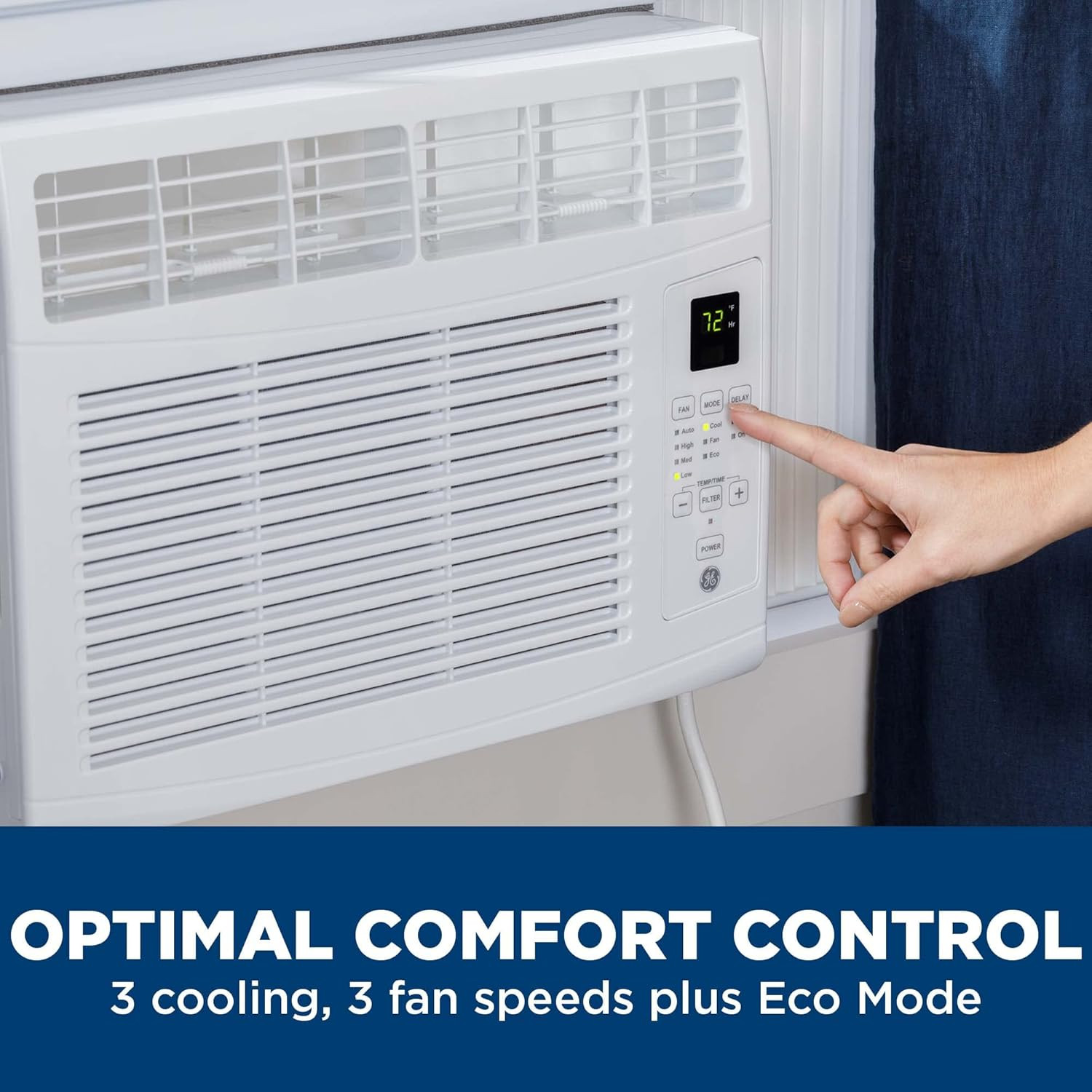 Electronic Window Air Conditioner 6000 BTU, Efficient Cooling for Smaller Areas