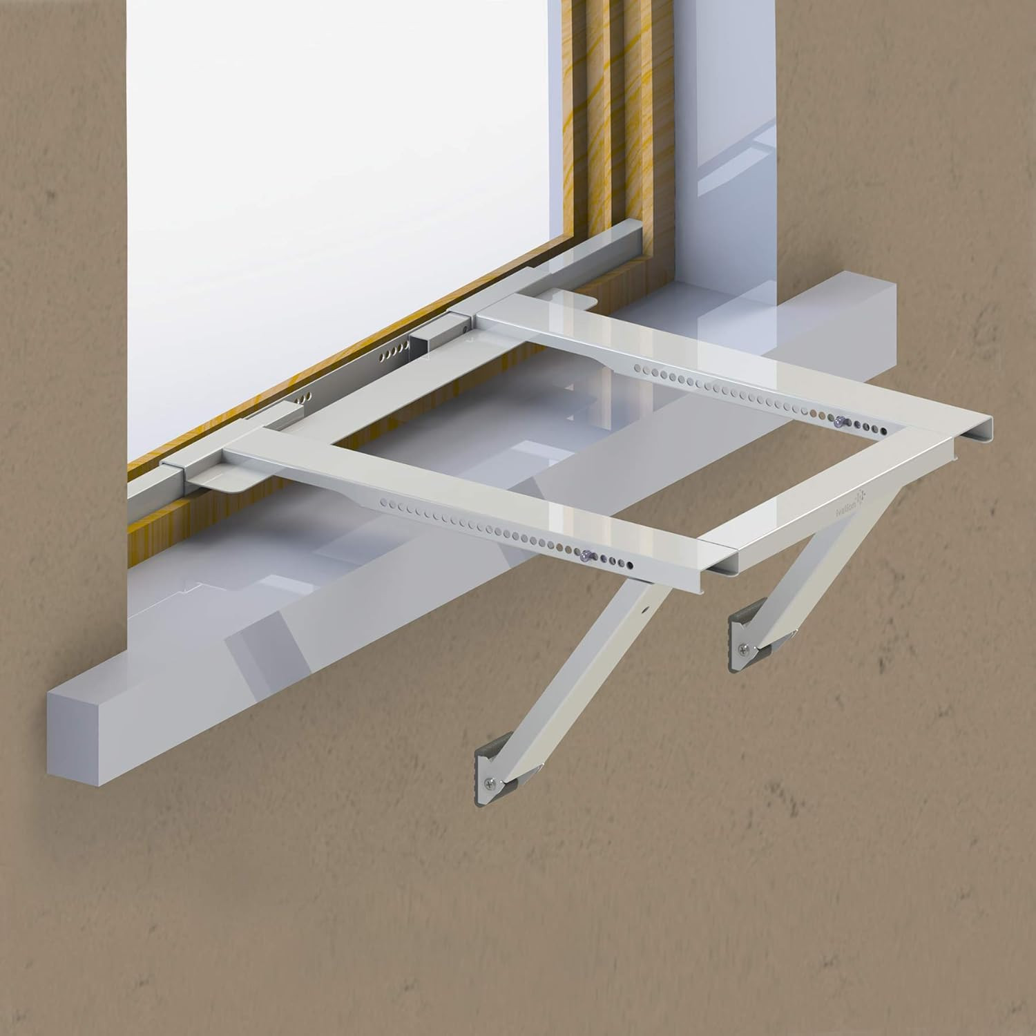 Air Conditioner Support Bracket, No Tools or Drilling Required – Easy to Install