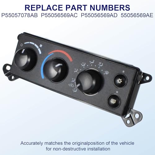 P55056569AC A/C Heater Climate Control Module Compatible with 2006-2008 Dodge