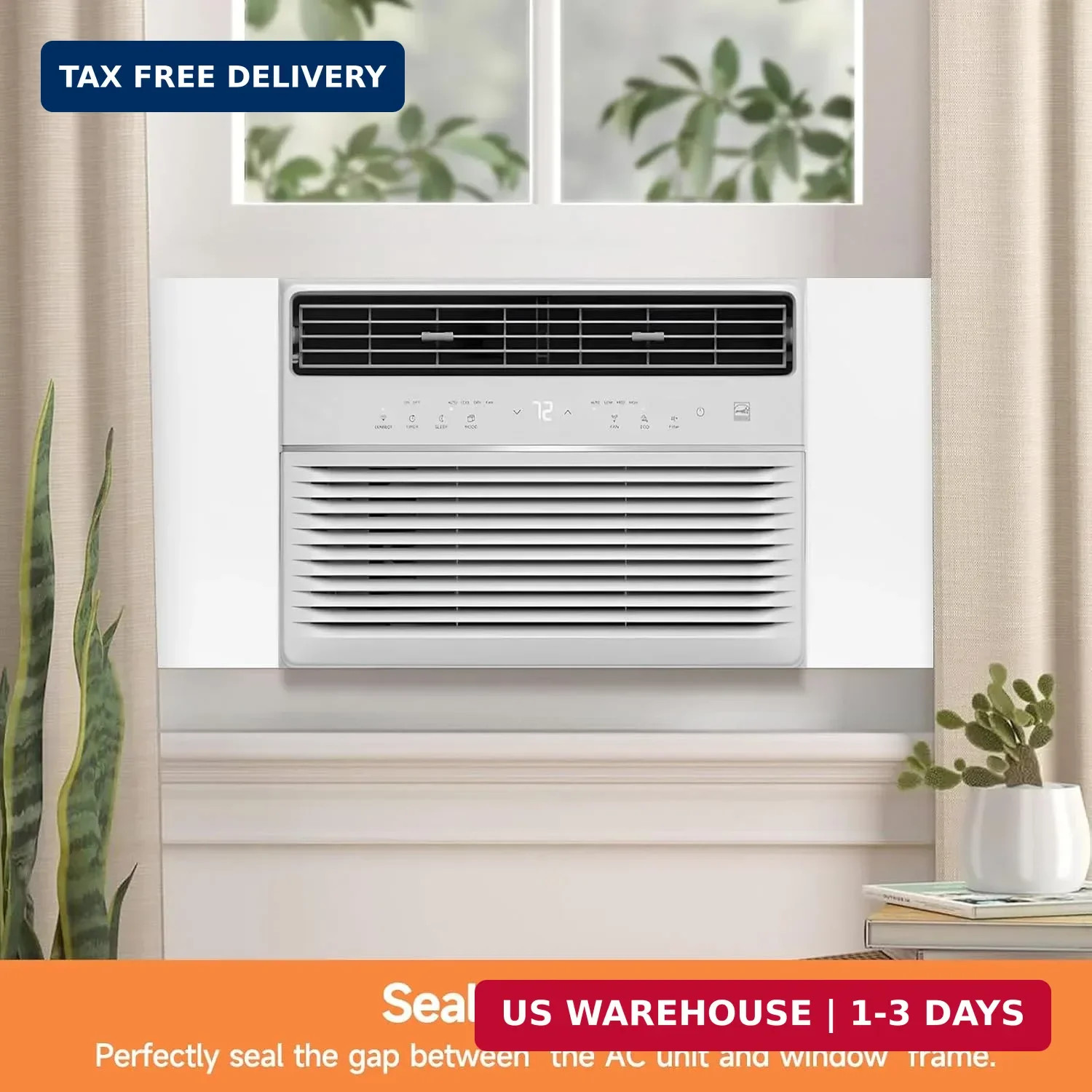 Window Air Conditioner Insulated Foam Panels, Winter Surround Insulation Side Pa