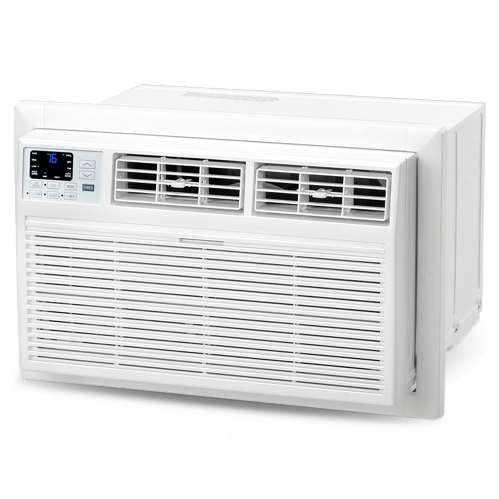 8000 BTU 5 in 1 Through-the-Wall Air Conditioner Cooling Heater Dehumidifier Fan