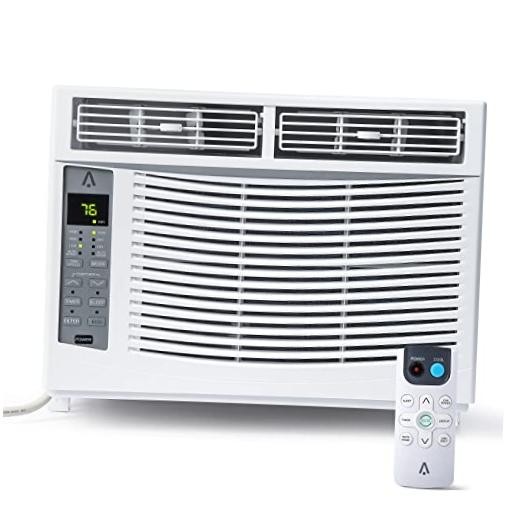 6000-BTU Window Air Conditioner Up to 250 Sqf | Remote Control, Cool & Fan