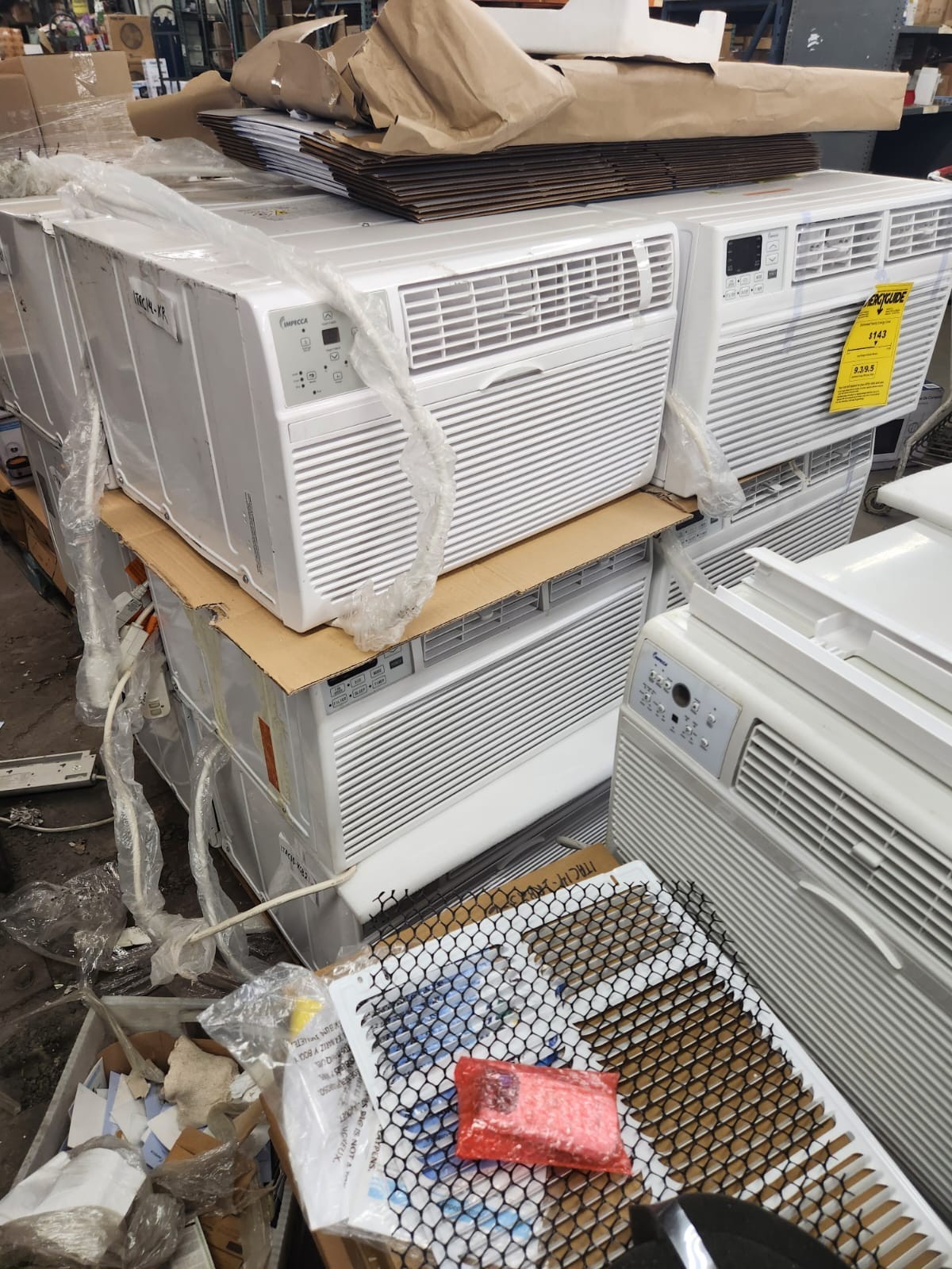 IMPECCA 10,000 BTU Through-The-Wall Air Conditioner, Remote 230V, E-Star #2 COLD
